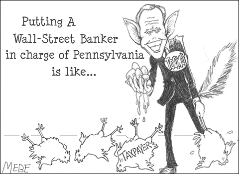 Pat Toomey - Wall Street Banker who helped invent the derivatives that wrecked the economy.